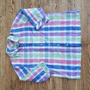 (16) Allison Daley Colorful Plaid Print Business Casual Grannycore Cottagecore
